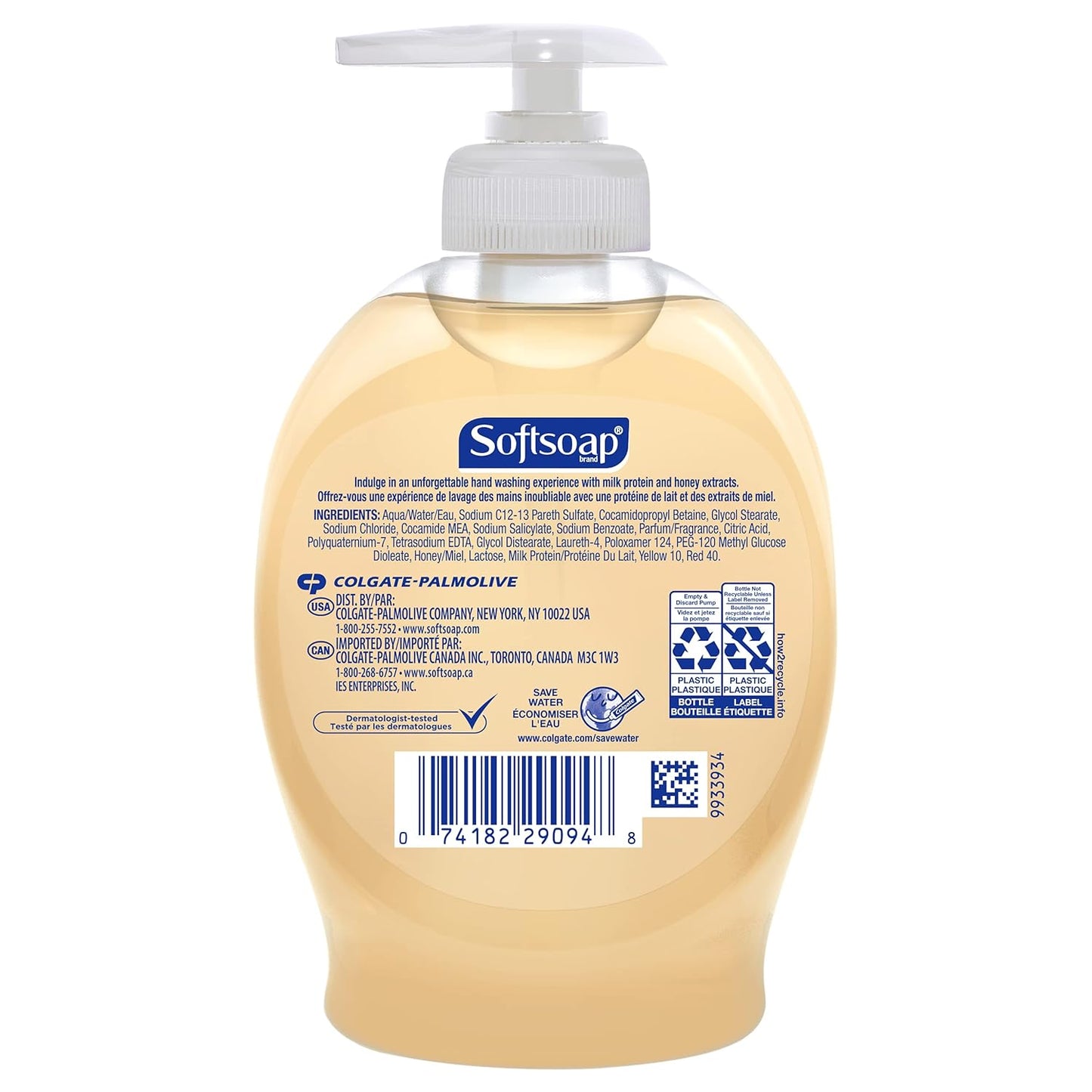 Softsoap Moisturizing Liquid Hand Soap - Milk and Honey Scent | 7.5 Fl Oz, Pack of 6