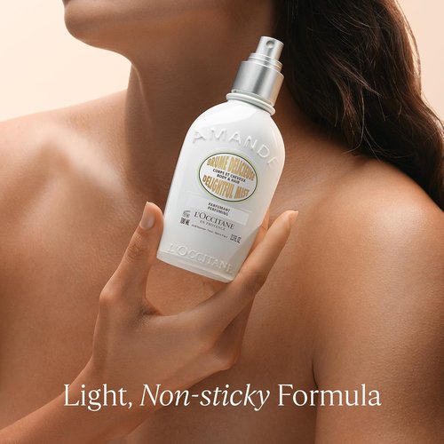 L'OCCITANE Almond Hair & Body Mist - Lightweight Fragrance Spray with Sweet Vanilla Scent for Hydrating Glow
