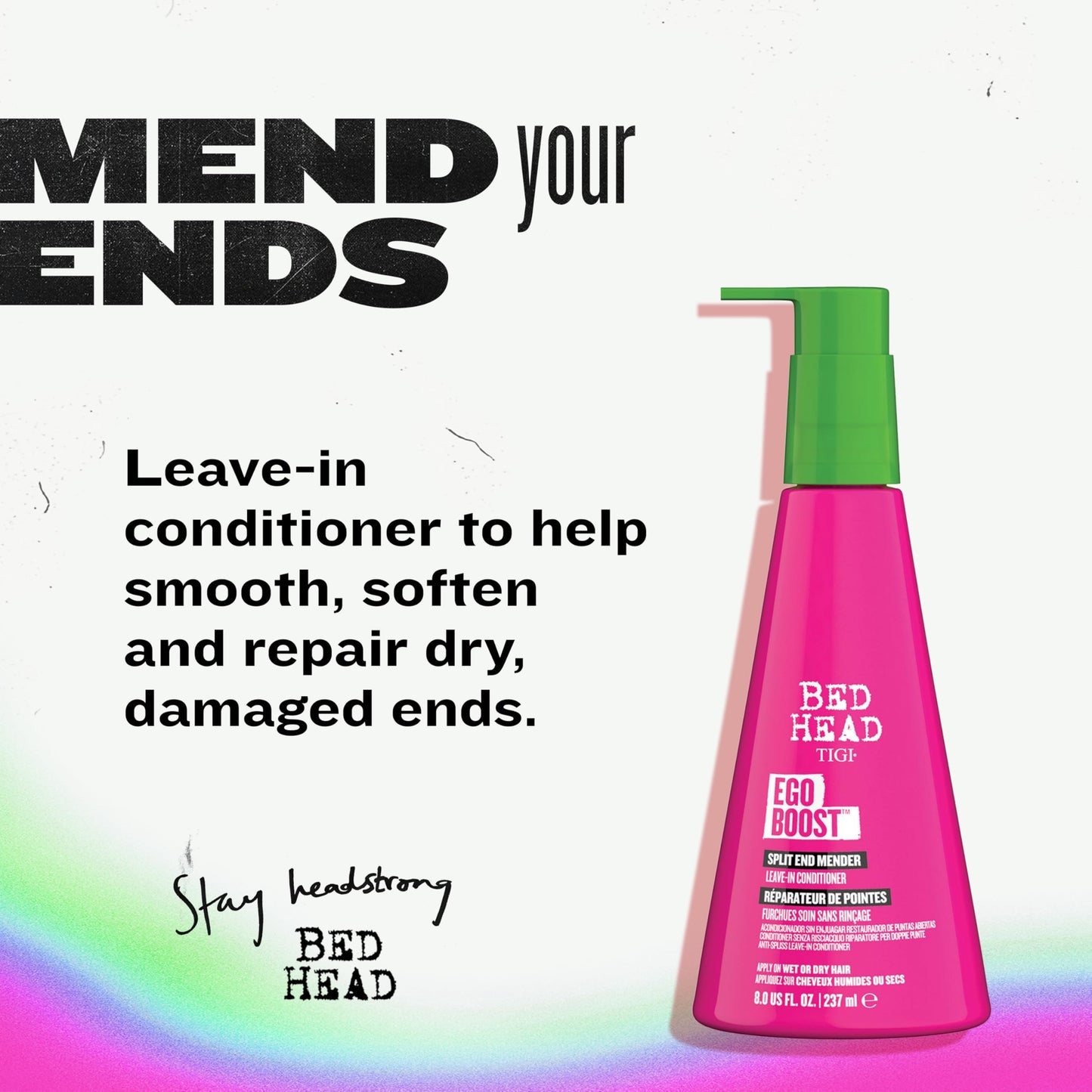 TIGI Tigi Bed Head Ego Boost Split End Mender Leave In Conditioner 8 0 Ounce