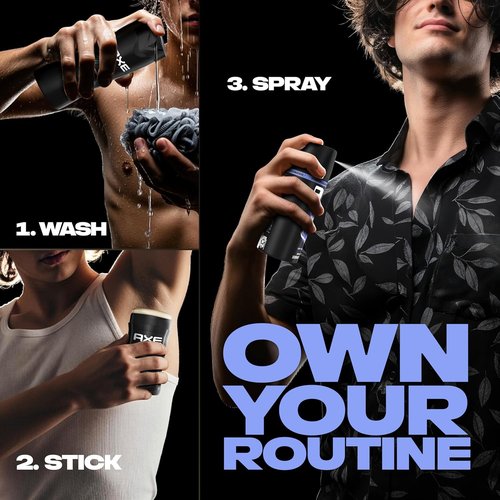 AXE Body Spray - Phoenix 48-Hour Freshness | Aluminum-Free, 3 Count, 2.9 oz Each