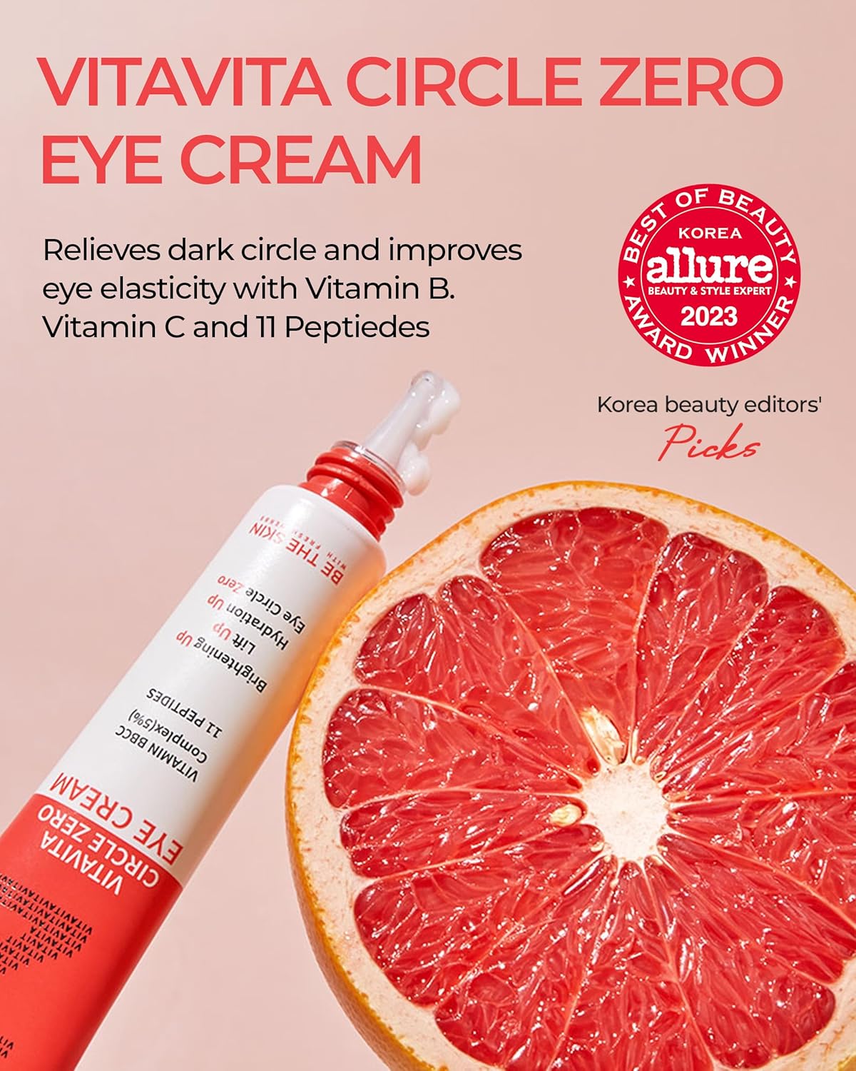 Vitavita Circle Zero Eye Cream - Multivitamin Lifting & Moisturizing Formula | 1.23 oz / 35 g | Cruelty-Free