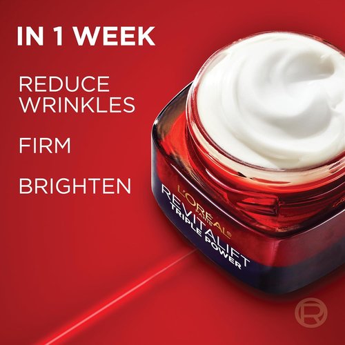 L'Oreal Paris Revitalift Triple Power Anti-Aging Face Moisturizer - Pro Retinol & Hyaluronic Acid, 1.7 Oz