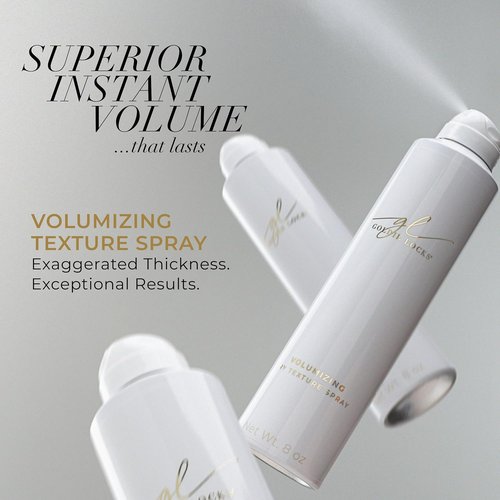 Goldie Locks Volumizing Texture Spray - Instant Volume & Lift | Invisible Matte Finish - 8 fl oz