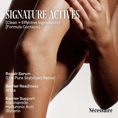Nécessaire The Body Retinol - Firming Repair Serum & Lotion for Wrinkle Prevention | 5.1 oz