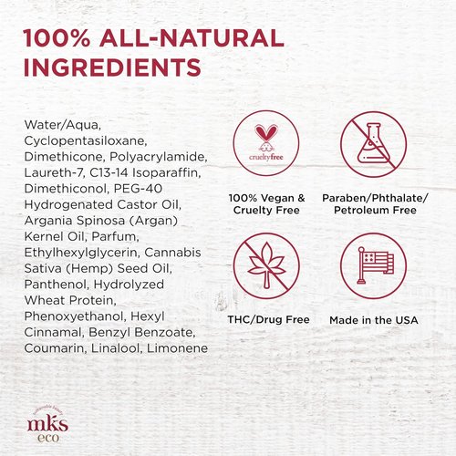 MKS Eco - Original Scent Split End Mender & Preventer | Moroccan Argan Oil & Hemp Seed Oil - Vegan & Cruelty-Free