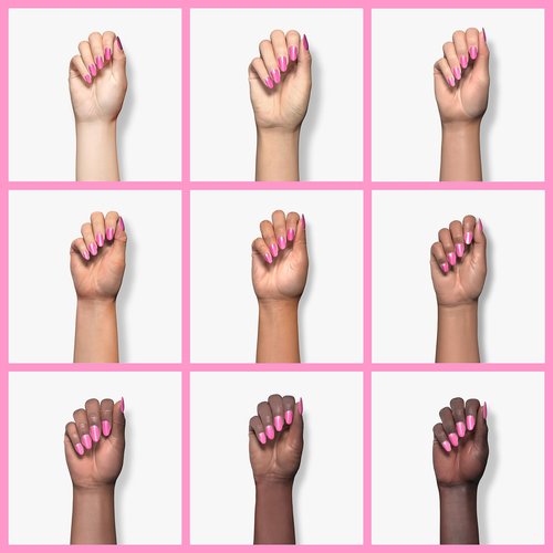 GAOY Bright Pink Gel Nail Polish, 16ml Soak Off UV Light Cure Gel Polish for Nail Art DIY Manicure at Home, Color 1526