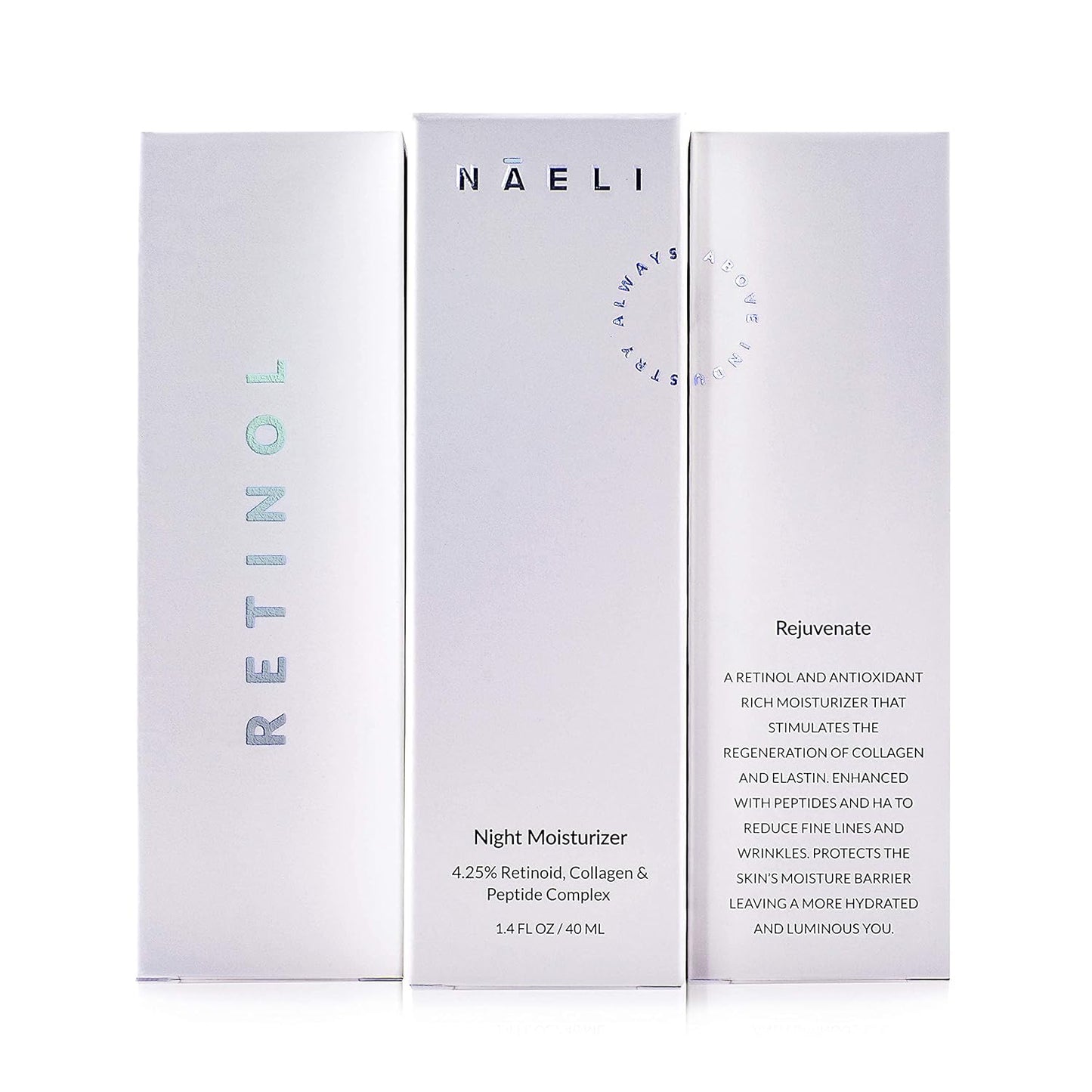 Skiennix Retinoid Cream - 4.25% Retinol Night Moisturizer with Collagen & Peptides - Anti-Aging, 1.4 oz