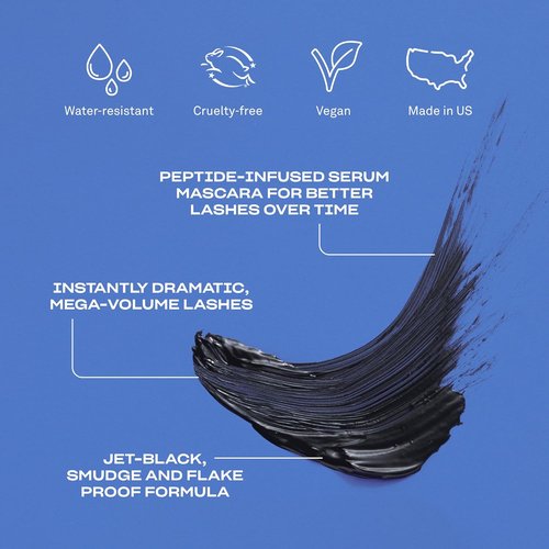 Babe Lash Mascara | Smudge-Proof, Long-Lasting, Clump-Free Formula for Dramatic Volume - Black