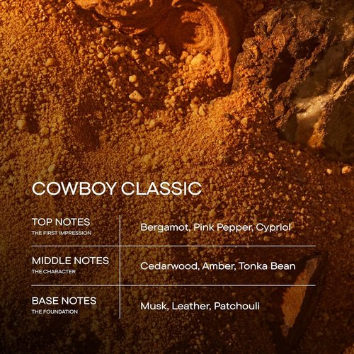 Harry's Cowboy Classic Men's Cologne - Long-Lasting Woody Amber Scent - 1.7 fl oz with Bergamot, Cedarwood & Musk