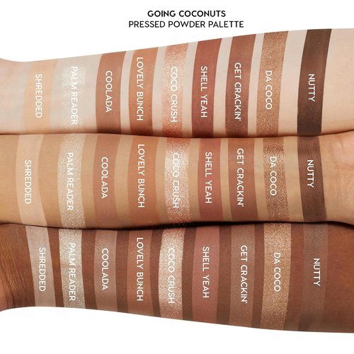 ColourPop Going Coconuts Eyeshadow Palette - Ultra-Pigmented Cool-Toned Neutrals | Long-Lasting 0.3 oz