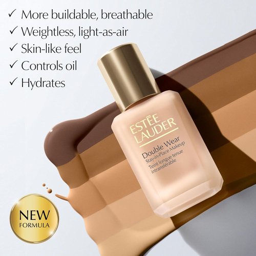 Estée Lauder Double Wear Foundation - Long-Wear Matte Makeup for Flawless Skin, 1 Fl Oz