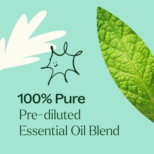 Plant Therapy Tension Relief Essential Oil Blend - Pre-Diluted Roll-On, 10 mL | Pure Fractionated Coconut Oil