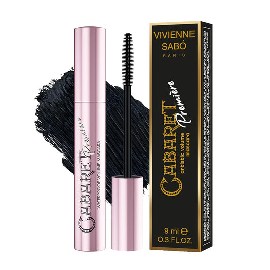 Vivienne Sabó Cabaret Premiere Black Mascara - Waterproof, Volume & Length, 0.3 Fl Oz | Cruelty-Free