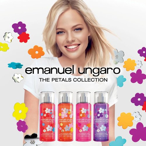 Emanuel Ungaro Sunkissed Petals Fragrance Mist - Refreshing Floral Scent for Women | 4.2 Fl. Oz.