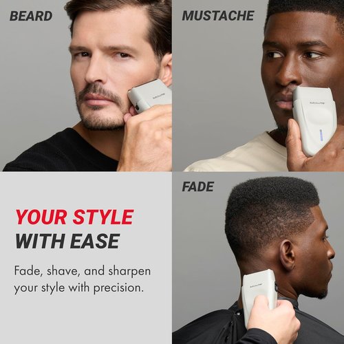 BaBylissPRO LithiumFX+ Limited Edition Cord/Cordless Double Foil Shaver - Ergonomic Design, Mist Collection