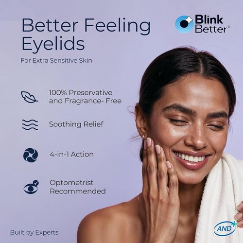 BlinkBetter BetterLids Eyelid Ointment - Deep-Moisturizing Relief for Dry, Itchy Eyelids | 0.34 oz