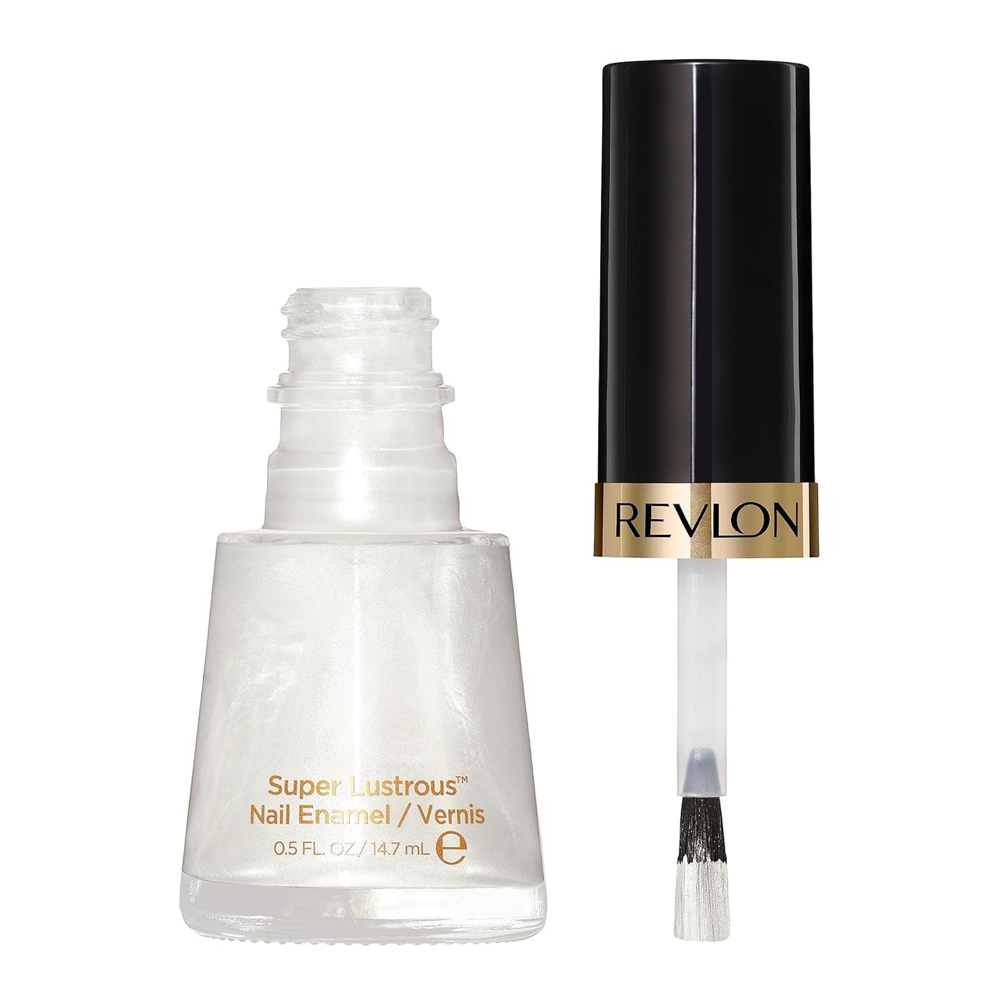 Revlon Super Lustrous Nail Polish - Chip-Resistant Longwear Formula | High Shine Finish, 020 Pure Pearl, 0.5 fl oz