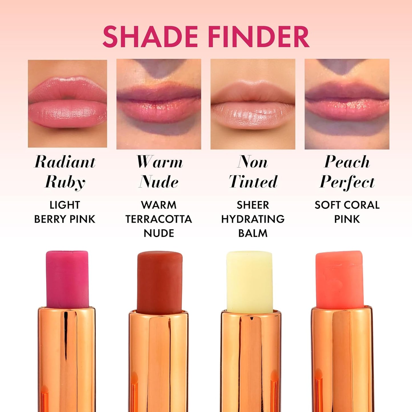Skiennix Tinted Lip Balm - Hydrating Lip Tint with Cold-Pressed Oils & 10% Squalane - Natural Color for Soft, Moisturized Lips