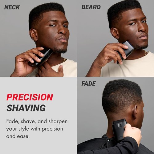 BaBylissPRO Double-Foil Shaver - UV-Disinfecting Metal Design for Men | Precision Grooming Tool
