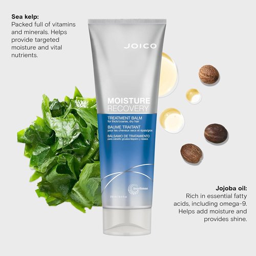 Joico Moisture Recovery Treatment Balm - Replenish Moisture for Thick, Coarse Hair | Restore Smoothness & Elasticity