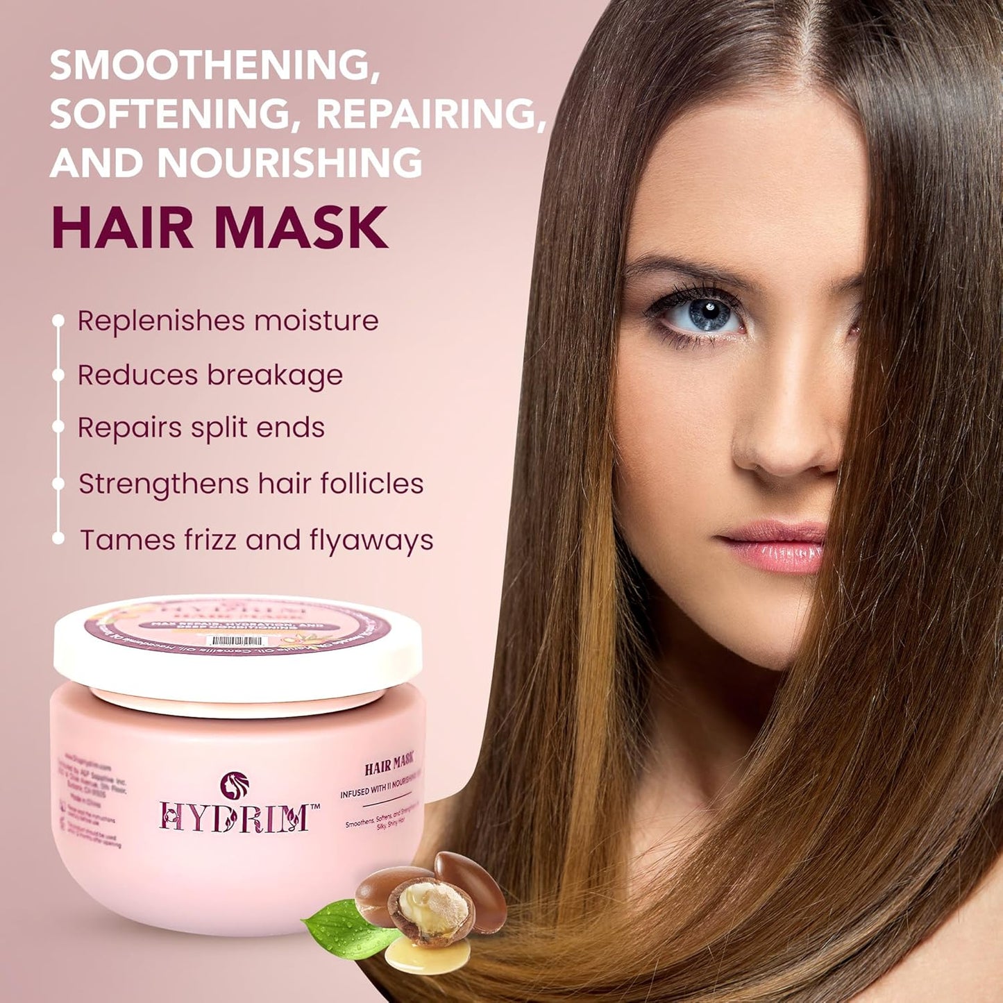 Skiennix Deep Conditioning Hair Mask - Hydrating Moisturizer for Dry, Damaged Hair | 8.45 fl oz, Anti-Frizz, Floral Aroma
