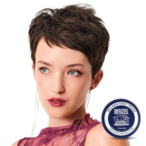 Reuzel Fiber Pomade - Firm & Pliable All-Day Hold | Water-Soluble, Low Shine, Flake-Free, Easy Wash Out