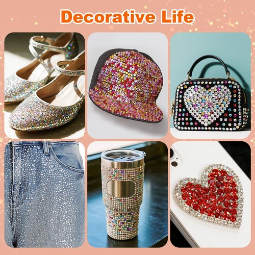 35000Pcs Resin Jelly Rhinestones for Bedazzling, 28 Colors 3mm Flatback Gems for Diamond Art, Bedazzler Kit with 3Pcs 10ml B7000 Jewelry Glue for Crafting Crafts Book Shoes Nail Art