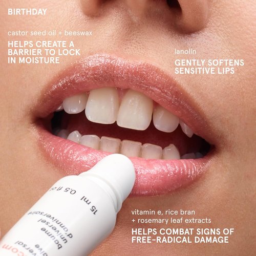 Glossier Balm Dotcom Hydrating Lip Balm - Universal Salve for 12Hr Moisture - Clear Soft Shimmer, 15ml