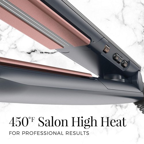 Remington S8598 SmartPro Straightener - Advanced Heat Technology | Sleek Grey Finish