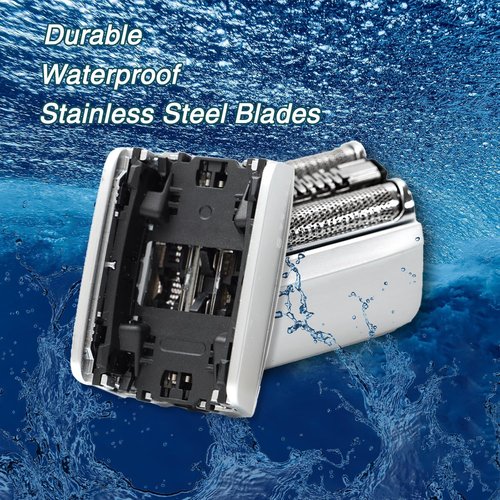 Braun 83M Replacement Shaver Head - Upgrade Foil & Cutter Blade for Series 8 Wet & Dry | 2-Pack