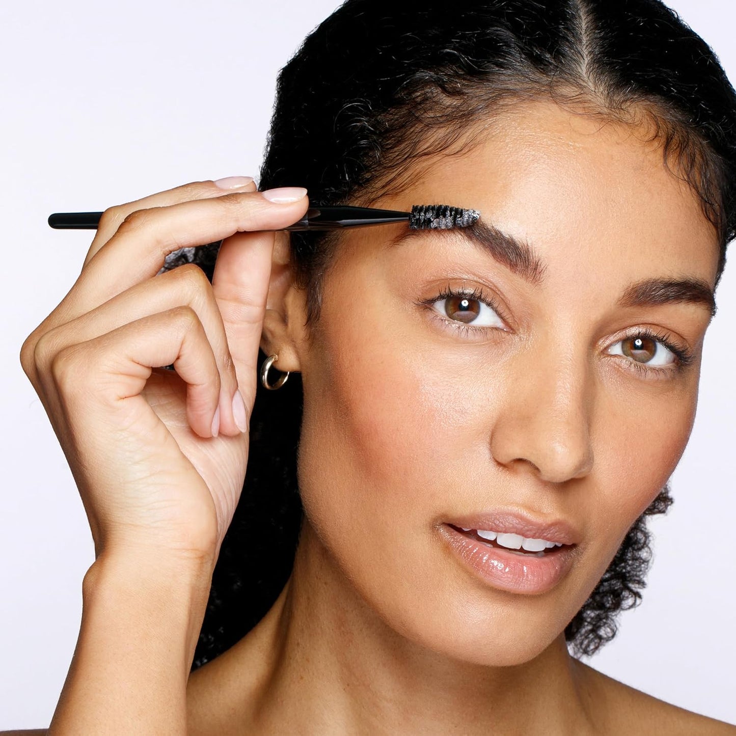 Tweezerman Brow & Lash Brush - Precision Shaping Tool for Perfect Eyebrows and Lashes