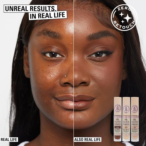 Revolution Concealer - Full Coverage, Oil-Free & Lightweight Formula with Hyaluronic Acid | C5, 0.21 oz