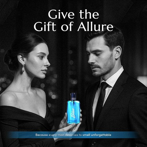 PB ParfumsBelcam Blue Depths Eau de Toilette Spray - 3.4 Fl Oz | Fresh Aquatic Cologne for Men with Citrus & Musk Scent