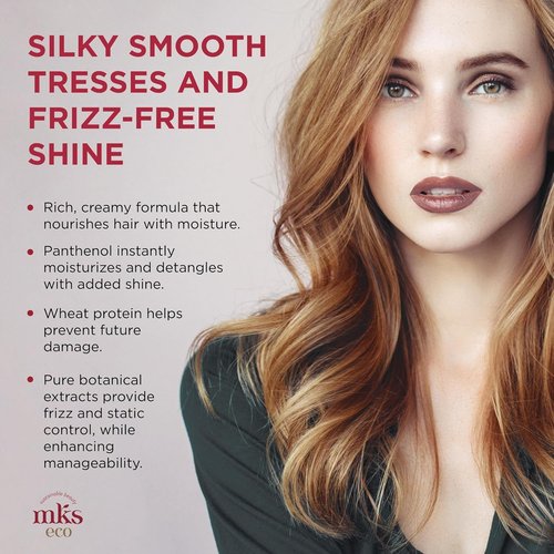 Earthly Body MKS Eco Hydrate Conditioner - Nourishing & Moisturizing Formula with Moroccan Argan Oil - Vegan & Cruelty-Free