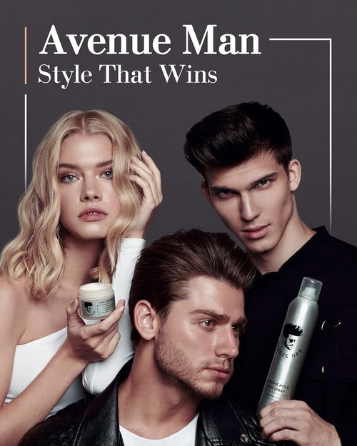 Avenue Man Extreme Hold Hairspray - Paraben-Free Hair Spray for Men | 9.0 oz with Natural Extracts