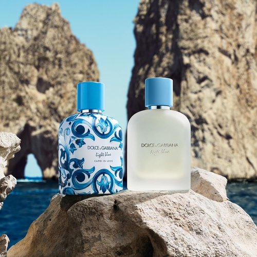 Dolce&Gabbana Light Blue Capri in Love - Men's Eau De Toilette Spray, 3.4 Fl Oz