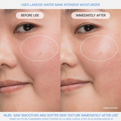 LANEIGE Water Bank Blue Hyaluronic Moisturizer - Hydrating Face Cream for Extra Dry Skin with Squalane & Peptide