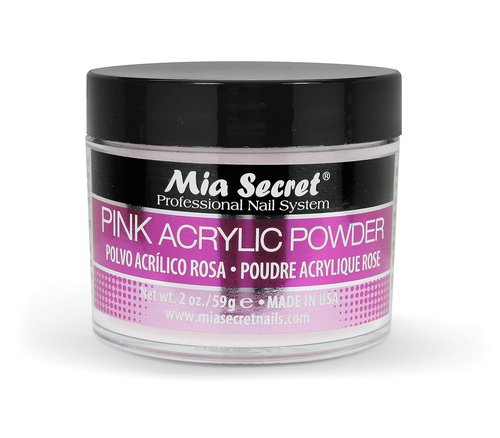 Mia Secret Pink Acrylic Powder - Professional Nail System for Strong, Long-Lasting Nails | 2 OZ