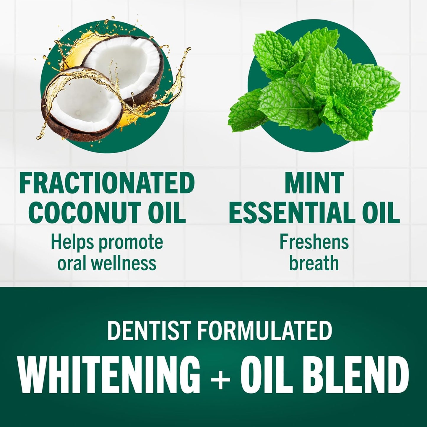 TheraBreath Whitening Mouthwash - Alcohol-Free & Peroxide-Free Oral Rinse, Smooth Mint, 16 Fl Oz