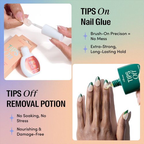 Chillhouse - Chill Tips, Press on Nails Kit - Muddy Waters (Square - Short) - 30 Nail Shapes & Sizes - Up to 2 Weeks of Wear - Customizable - Reusable - Latina Founded, Women Owned - Beauty, Self Care