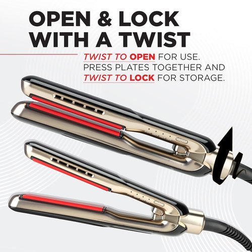 CHI Lava MiniStyler & CHI 44 Iron Guard (2 Oz) Gift Duo, Ceramic Hair Straightener for Long-Lasting Shine, Perfect for Daily Use & Travel, 1.5” Iron