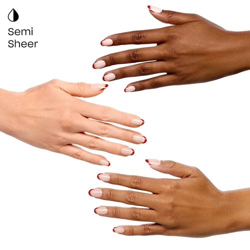 OPI Press On Nails - Short Round & Squoval Styles | 30 Count with Glue | Long Lasting & Reusable
