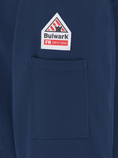 Bulwark FR Men's Midweight Flame Resistant Jacket - Durable, Safety-Approved Workwear