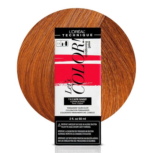 L'Oréal Technique Let's Color! Permanent Hair Color - High Impact Conditioning Gelee, Smooth Application