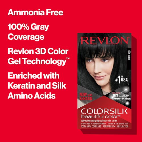 Revlon Colorsilk Hair Color - #51 Light Brown | Pack of 6 for Vibrant, Long-Lasting Color