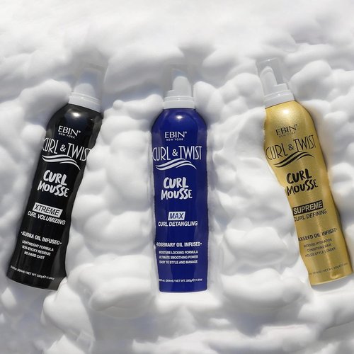 Curl & Twist Supreme Curl Detangling Mousse - 12.49 fl oz | Infused with Rosemary & Olive Oil for Moisture & Curl Definition