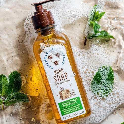 Savannah Bee Company Liquid Hand Soap - Natural Formula with Essential Oils for Gentle Cleansing