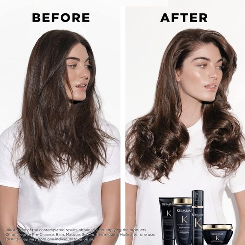 Kerastase Chronologiste Hair Serum - Heat Protectant with Argan Oil for Frizz Control & Strengthening | 5.1 Fl Oz