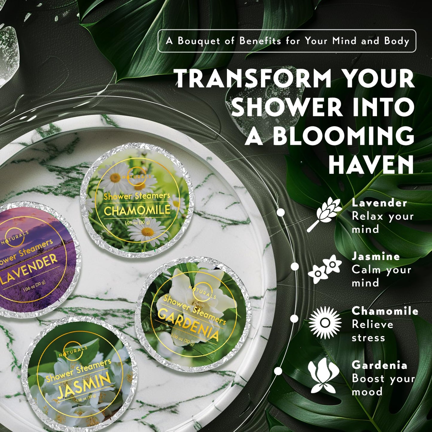 Shower Steamers Aromatherapy - Birthday Gift for Women - Shower Bombs Aromatherapy, Spa Day Essentials, Relaxation Spa Gifts - Self Care Unique Gifts for Women and Men
