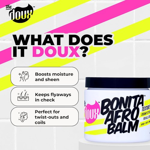 Doux Curl Defining Cream - Bonita Afro Balm Hair Moisturizer for Twist-Outs & Braid Styles